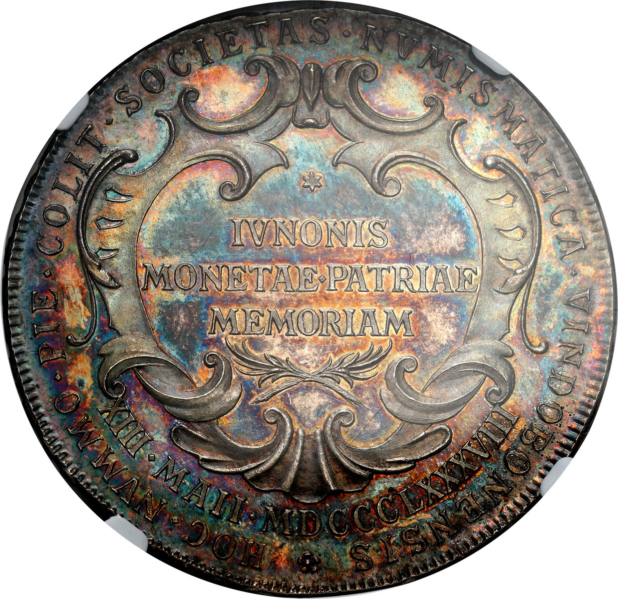 Austria. Franz Joseph I (1848-1916). Medal - odsłonięcie pomnika Marii Teresy w Wiedniu 1888 NGC MS65 - PIĘKNY